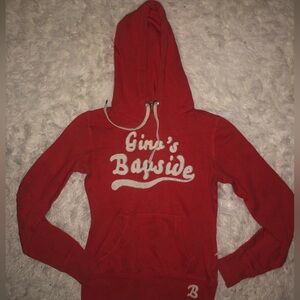 Women's Red Hoodie Sweater
